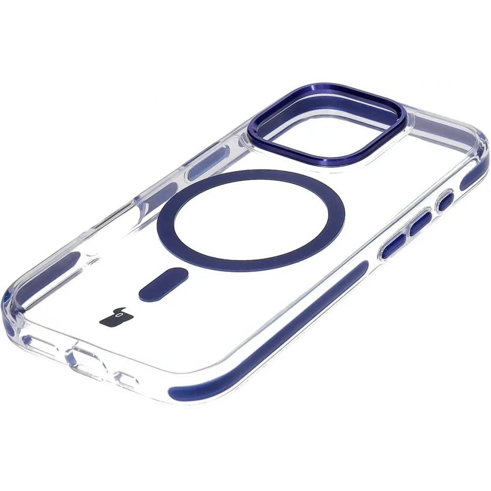 Hurtownia GSM - Bizon Case Marco Apple iPhone 16 Pro átlátszó kék kerettel - BIZ6323 - {ean13} - Hurt