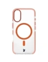 Wholesale Bizon Case Marco Apple iPhone 16 clear with orange frame - BIZ6324 - {ean13} - Hurt