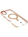 Wholesale Bizon Case Marco Apple iPhone 16 clear with orange frame - BIZ6324 - {ean13} - Hurt