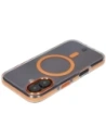 Wholesale Bizon Case Marco Apple iPhone 16 clear with orange frame - BIZ6324 - {ean13} - Hurt