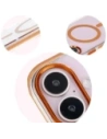 Wholesale Bizon Case Marco Apple iPhone 16 clear with orange frame - BIZ6324 - {ean13} - Hurt
