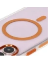 Hurtownia GSM - Etui s magnetickým kroužkem Bizon Case Marco pro Apple iPhone 16 Plus průhledné s oranžovým rámem - BIZ6325 - {ean13} - Hurt