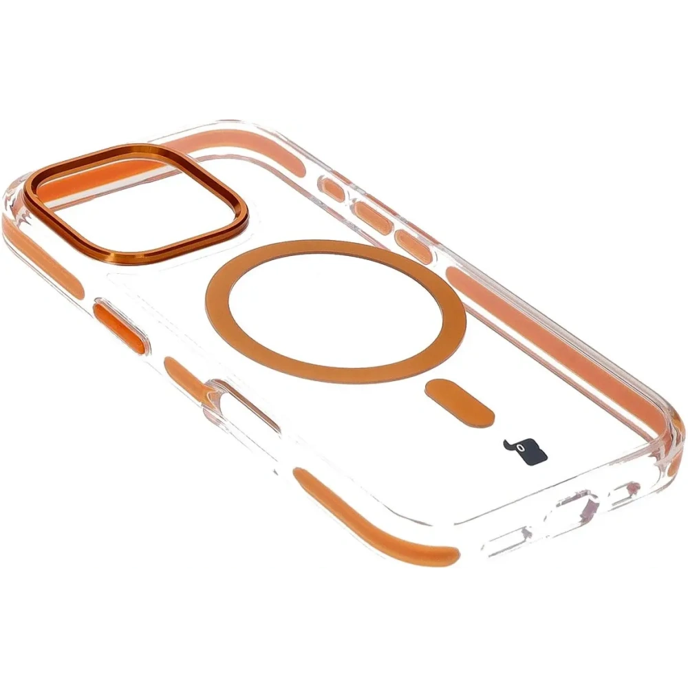 Hurtownia GSM - Bizon Case Marco Apple iPhone 16 Pro klar mit orangefarbenem Rahmen - BIZ6326 - {ean13} - Hurt