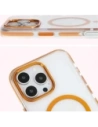 Hurtownia GSM - Bizon Case Marco Apple iPhone 16 Pro klar mit orangefarbenem Rahmen - BIZ6326 - {ean13} - Hurt