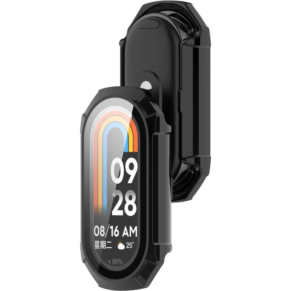 Hurtownia GSM - Bizon Case+Glass Watch Xiaomi Smart Band 9 fekete - BIZ6327 - {ean13} - Hurt