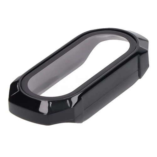 Etui ze szkłem do zegarka Bizon Case+Glass Watch do Xiaomi Smart Band 9 czarne