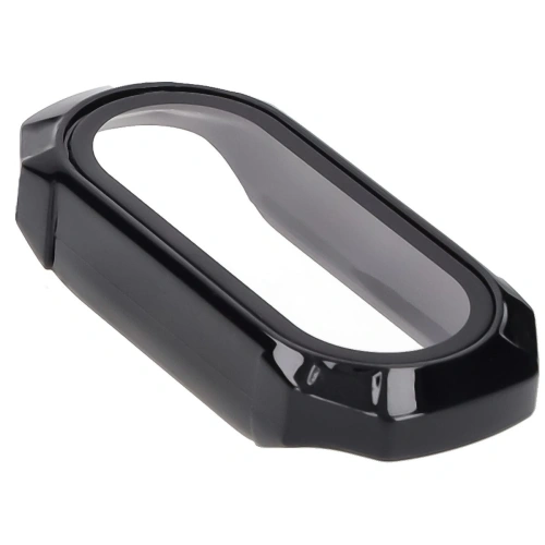 Etui ze szkłem do zegarka Bizon Case+Glass Watch do Xiaomi Smart Band 9 czarne