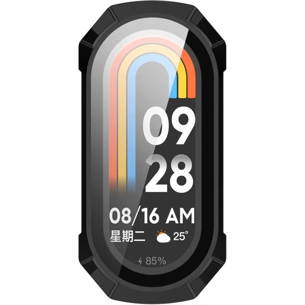 Hurtownia GSM - Bizon Case+Glass Watch Xiaomi Smart Band 9 fekete - BIZ6327 - {ean13} - Hurt