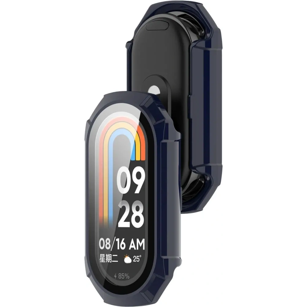 Hurtownia GSM - Bizon Case+Glass Watch Xiaomi Smart Band 9 albastru - BIZ6328 - {ean13} - Hurt