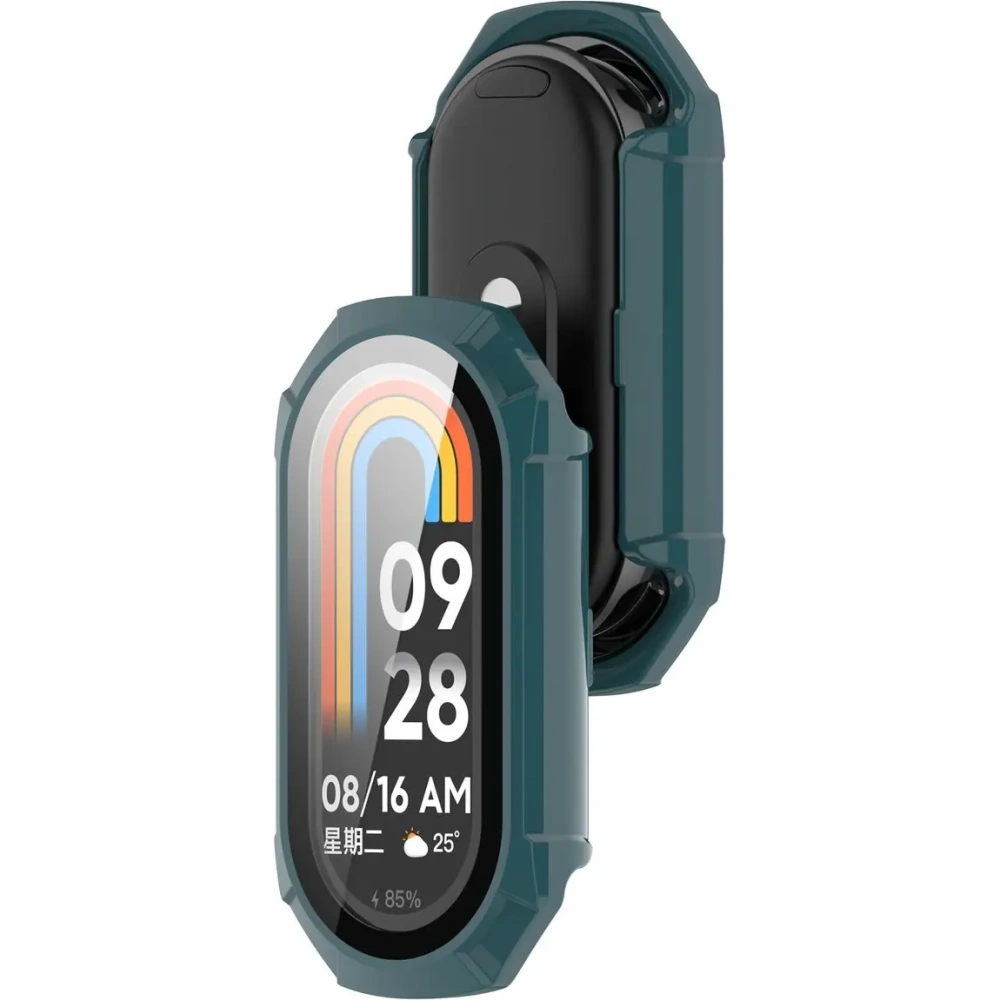 Hurtownia GSM - Bizon Case+Glass Watch Xiaomi Smart Band 9 verde - BIZ6330 - {ean13} - Hurt