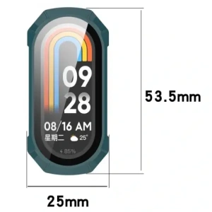 Hurtownia GSM - Bizon Case+Glass Watch Xiaomi Smart Band 9 verde - BIZ6330 - {ean13} - Hurt
