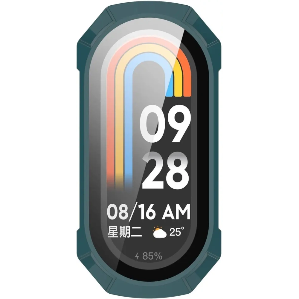 Hurtownia GSM - Bizon Case+Glass Óra Xiaomi Smart Band 9 zöld - BIZ6330 - {ean13} - Hurt