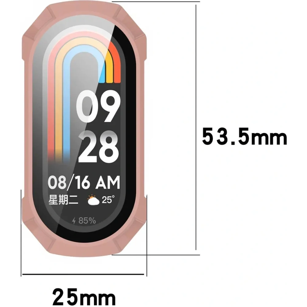 Hurtownia GSM - Bizon Case+Glass Watch Xiaomi Smart Band 9 roz - BIZ6331 - {ean13} - Hurt