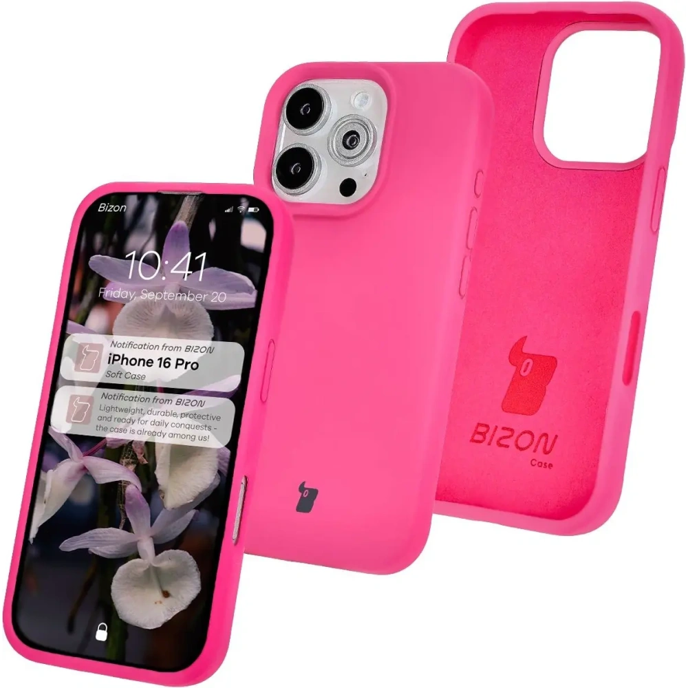 Hurtownia GSM - Bizon Soft Case Apple iPhone 16 Pro fucsia - BIZ6333 - {ean13} - Hurt