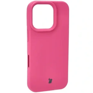 Silikonowe etui Bizon Soft Case do Apple iPhone 16 Pro fuksja