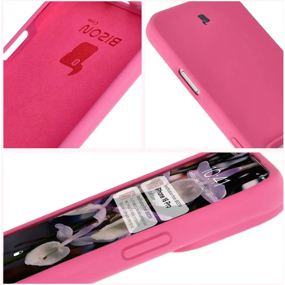 Hurtownia GSM - Bizon Soft Case Apple iPhone 16 Pro fukszia - BIZ6333 - {ean13} - Hurt