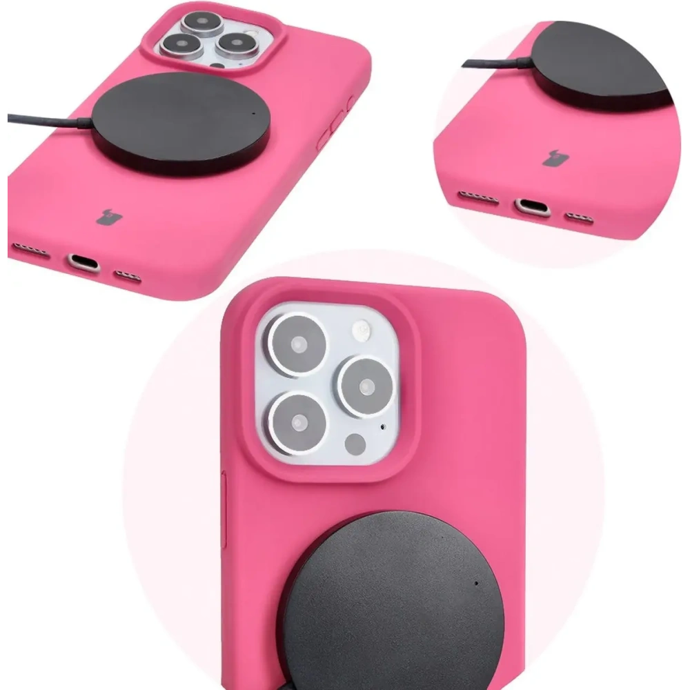 Hurtownia GSM - Bizon Soft Case Apple iPhone 16 Pro fucsia - BIZ6333 - {ean13} - Hurt