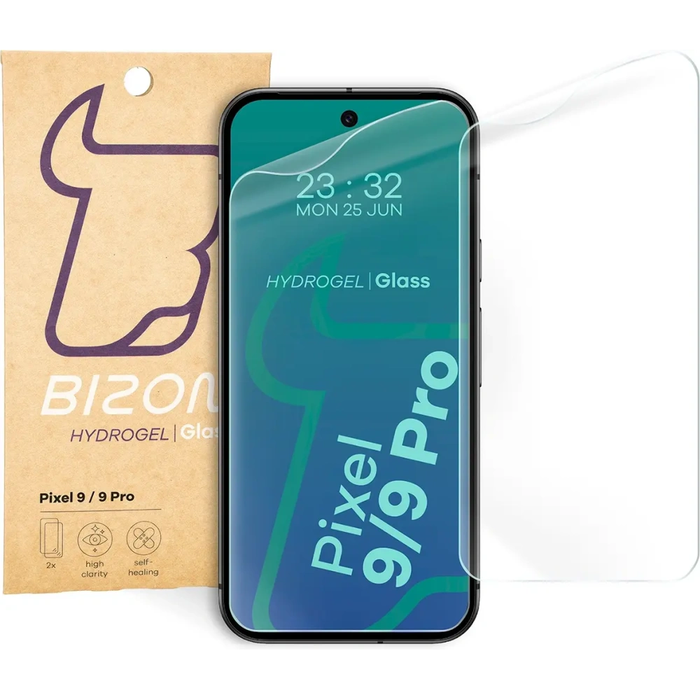 Wholesale Bizon Glass Hydrogel Front Google Pixel 9/9 Pro [2 PACK] - BIZ6336 - {ean13} - Hurt