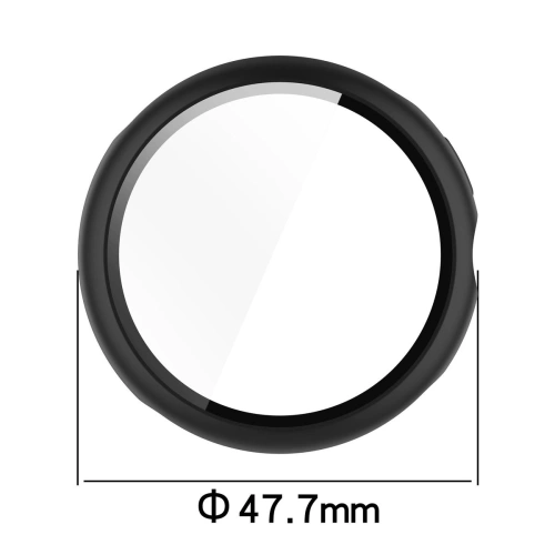 Etui ze szkłem do zegarka Bizon Case+Glass Watch do Google Pixel Watch 3 45mm czarne