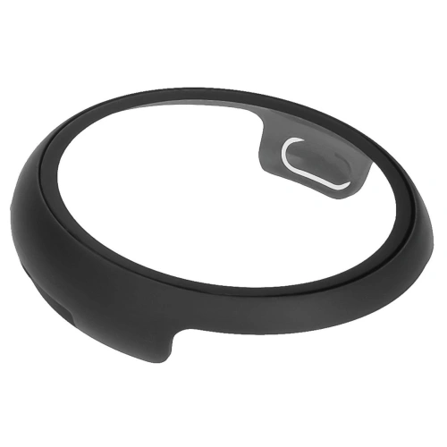 Etui ze szkłem do zegarka Bizon Case+Glass Watch do Google Pixel Watch 3 45mm czarne