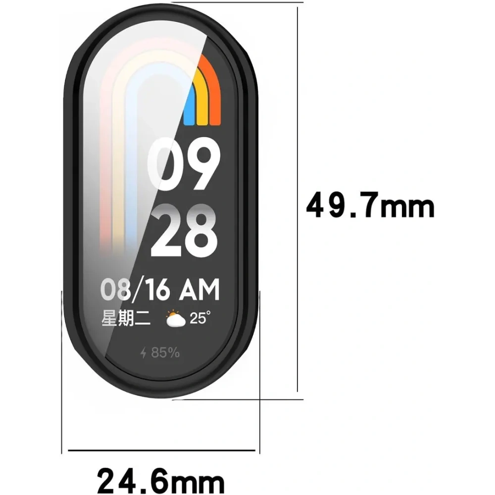 Hurtownia GSM - Bizon Case Watch Felipe Xiaomi Smart Band 9 schwarz - BIZ6338 - {ean13} - Hurt