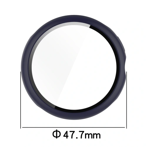 Etui ze szkłem do zegarka Bizon Case+Glass Watch do Google Pixel Watch 3 45mm niebieskie