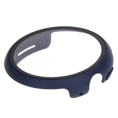 Etui ze szkłem do zegarka Bizon Case+Glass Watch do Google Pixel Watch 3 45mm niebieskie