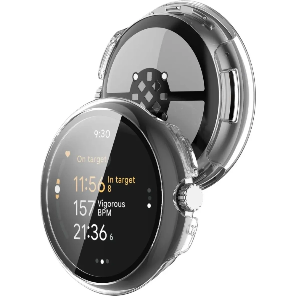 Hurtownia GSM - Etui ze szkłem do zegarka Bizon Case+Glass Watch do Google Pixel Watch 3 45mm przeźroczyste - BIZ6341 - {ean13} - Hurt