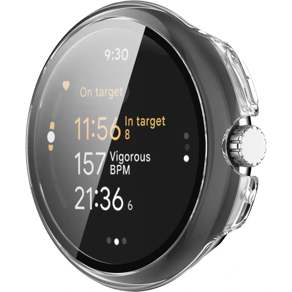 Hurtownia GSM - Etui ze szkłem do zegarka Bizon Case+Glass Watch do Google Pixel Watch 3 45mm przeźroczyste - BIZ6341 - {ean13} - Hurt