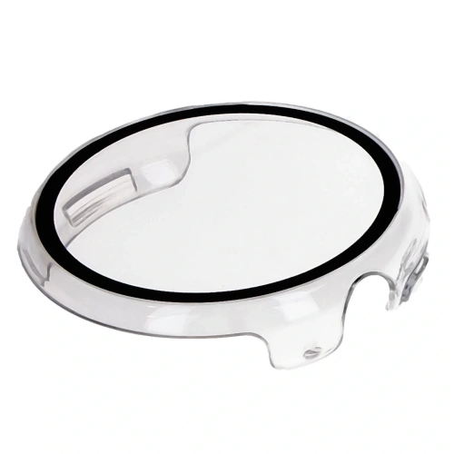 Etui ze szkłem do zegarka Bizon Case+Glass Watch do Google Pixel Watch 3 45mm przeźroczyste