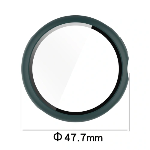 Etui ze szkłem do zegarka Bizon Case+Glass Watch do Google Pixel Watch 3 45mm zielone