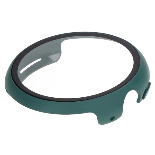 Etui ze szkłem do zegarka Bizon Case+Glass Watch do Google Pixel Watch 3 45mm zielone