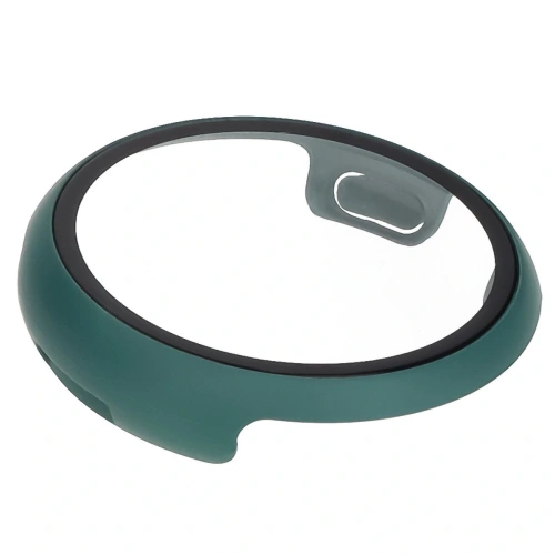 Etui ze szkłem do zegarka Bizon Case+Glass Watch do Google Pixel Watch 3 45mm zielone
