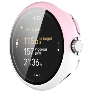Hurtownia GSM - Bizon Case+Glass Uhr Google Pixel Uhr 3 45mm weiß rosa - BIZ6344 - {ean13} - Hurt