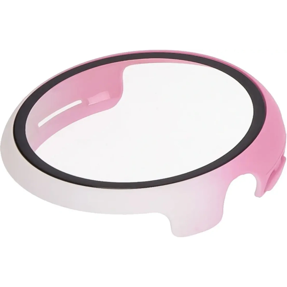 Wholesale Bizon Case+Glass Watch Google Pixel Watch 3 45mm white pink - BIZ6344 - {ean13} - Hurt