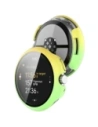 Etui ze szkłem do zegarka Bizon Case+Glass Watch do Google Pixel Watch 3 45mm żółtozielone