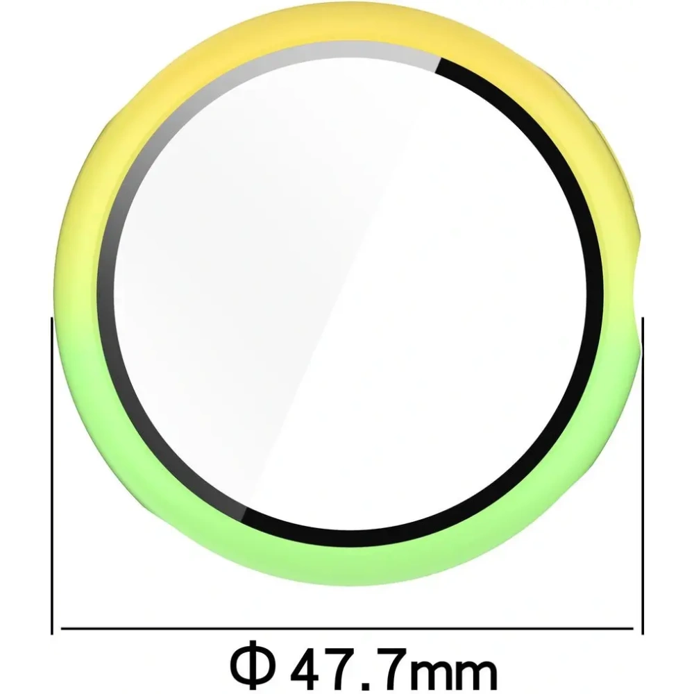 Wholesale Bizon Case+Glass Watch Google Pixel Watch 3 45mm yellow-green - BIZ6346 - {ean13} - Hurt