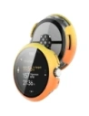 Etui se sklem na hodinky Bizon Case+Glass Watch pro Google Pixel Watch 3 45mm žlutooranžové