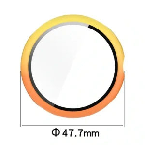 Wholesale Bizon Case+Glass Watch Google Pixel Watch 3 45mm yellow-orange - BIZ6347 - {ean13} - Hurt