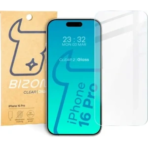 Hurtownia GSM - Tvrzené sklo Bizon Glass Clear 2 pro Apple iPhone 16 Pro - BIZ6349 - {ean13} - Hurt