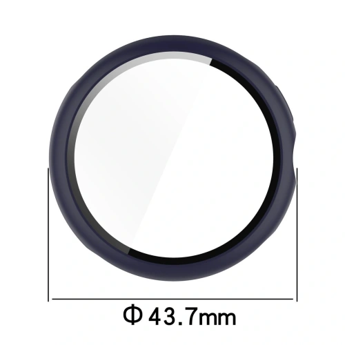 Etui ze szkłem do zegarka Bizon Case+Glass Watch do Google Pixel Watch 3 41mm niebieskie