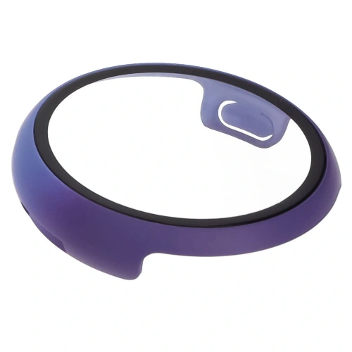 Etui ze szkłem do zegarka Bizon Case+Glass Watch do Google Pixel Watch 3 41mm niebieskofioletowe