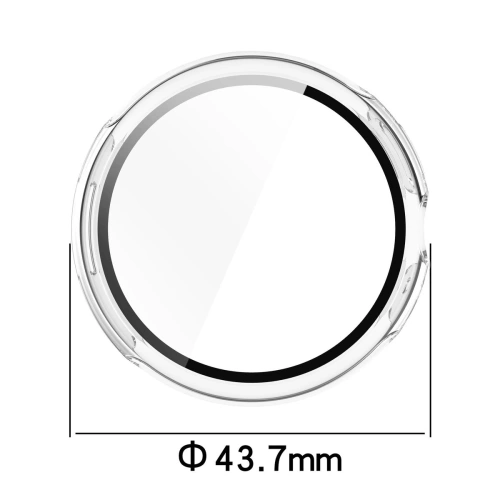 Etui ze szkłem do zegarka Bizon Case+Glass Watch do Google Pixel Watch 3 41mm przeźroczyste