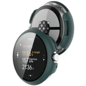 Wholesale Bizon Case+Glass Watch Google Pixel Watch 3 41mm green - BIZ6356 - {ean13} - Hurt