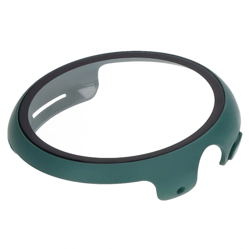 Etui ze szkłem do zegarka Bizon Case+Glass Watch do Google Pixel Watch 3 41mm zielone