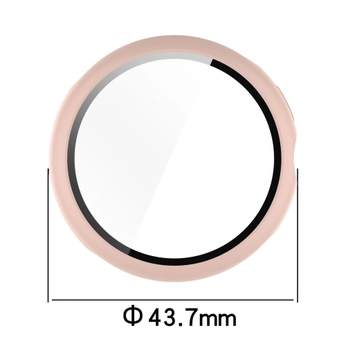 Etui ze szkłem do zegarka Bizon Case+Glass Watch do Google Pixel Watch 3 41mm różowe