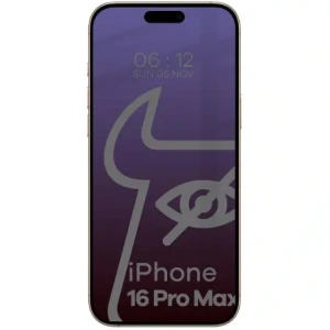 Hurtownia GSM - Bizon Glass Edge Shadow Apple iPhone 16 Pro Max nuanțat cu un cadru negru - BIZ6359 - {ean13} - Hurt