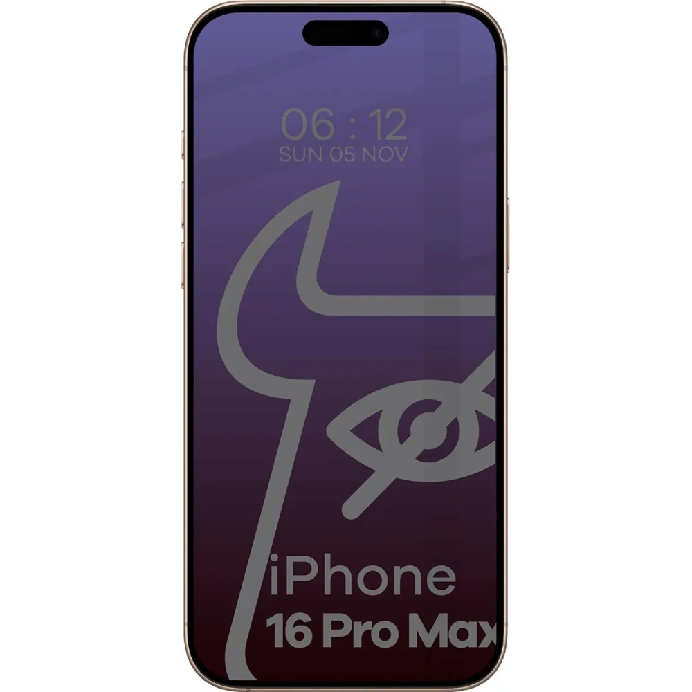 Hurtownia GSM - Bizon Glass Edge Shadow Apple iPhone 16 Pro Max nuanțat cu un cadru negru - BIZ6359 - {ean13} - Hurt
