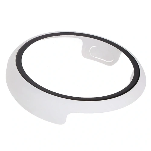 Etui ze szkłem do zegarka Bizon Case+Glass Watch do Google Pixel Watch 3 41mm białe