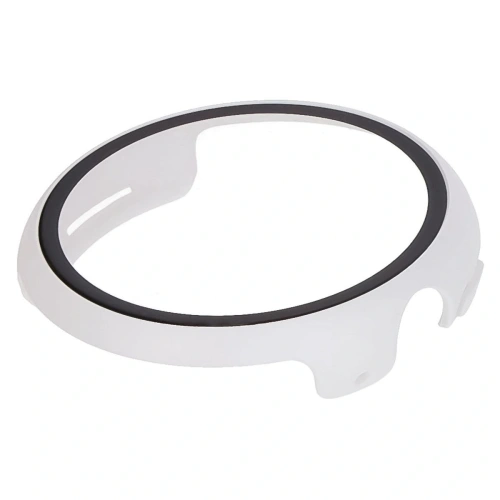 Etui ze szkłem do zegarka Bizon Case+Glass Watch do Google Pixel Watch 3 41mm białe